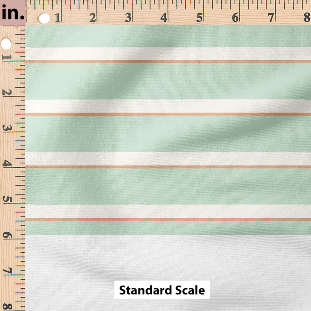 Ruler Scale for Cottontail Stripe (Green) by Krystal Winn Design